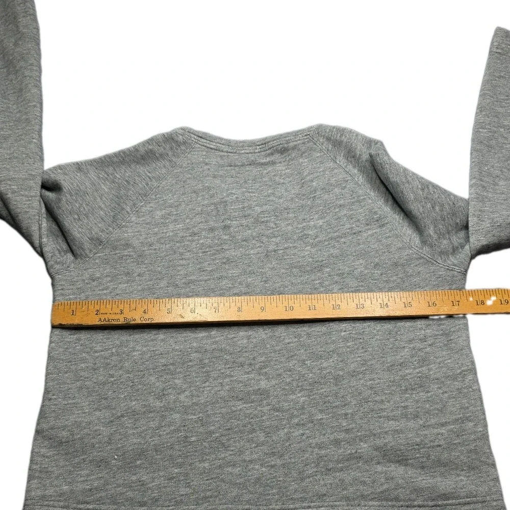 Abercrombie & Fitch Pullover Sweatshirt Women's XS Gray Quilted Zipper